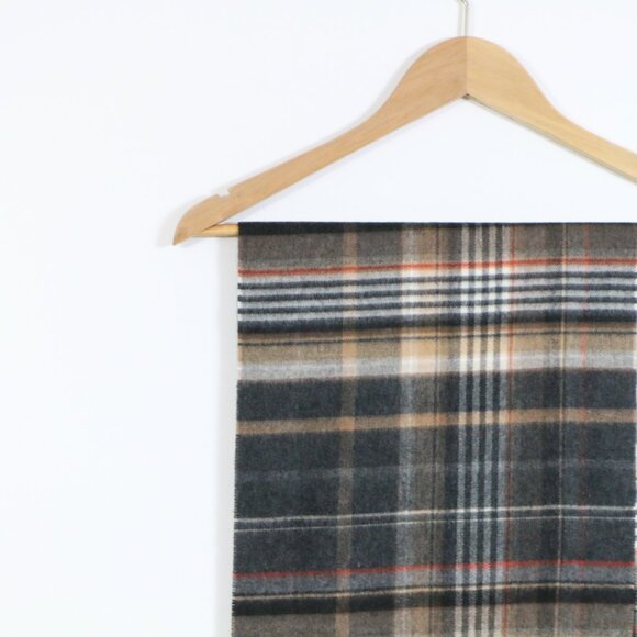 *Fraas Brown Plaid Scarf - Picture 4 of 6